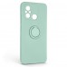 Чехол накладка ArmorStandart TPU Icon Ring для Xiaomi Redmi 12C Mint (ARM68795)