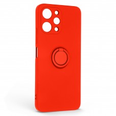 Чехол накладка ArmorStandart TPU Icon Ring для Xiaomi Redmi 12 4G Red (ARM68816)