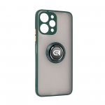 Чехол накладка ArmorStandart PC Frosted Matte Ring для Xiaomi Redmi 12 4G Dark Green (ARM68903)