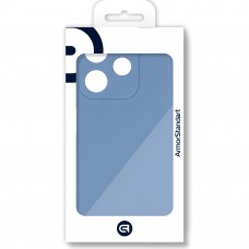 Чехол накладка TPU Armorstandart Matte Slim Fit для Tecno Spark 10 4G (KI5q) Camera cover Light Blue (ARM69071)