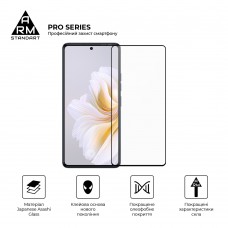 Защитное стекло ArmorStandart Pro для Tecno Camon 20 4G Black (ARM69119)