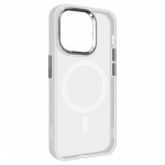 Чехол накладка Armorstandart TPU Unit MagSafe для Apple iPhone 15 Pro Matte Clear Silver (ARM69349) Чехол накладка Armorstandart TPU Unit MagSafe для Apple iPhone 15 Pro Matte Clear Silver (ARM69349)
