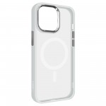 Чехол накладка Armorstandart TPU Unit MagSafe для Apple iPhone 15 Pro Max Matte Clear Silver (ARM69350) Чехол накладка Armorstandart TPU Unit MagSafe для Apple iPhone 15 Pro Max Matte Clear Silver (ARM69350)
