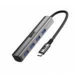 USB HUB ArmorStandart Type-C-USB 4USB Gray (ARM69364)