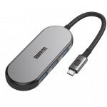 USB HUB ArmorStandart Type-C-HDMI-RJ45-USB-SD 3USB Gray (ARM69366)