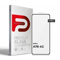 Защитное стекло ArmorStandart Pro для Oppo A78 4G Black (ARM69577)