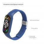 Ремешок Nylon ArmorStandart Braided Solo Loop для Xiaomi Mi Band 7/6/5/4 Blue (ARM69903) Ремешок Nylon ArmorStandart Braided Solo Loop для Xiaomi Mi Band 7/6/5/4 Blue (ARM69903)