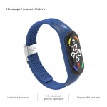 Ремешок Nylon ArmorStandart Braided Solo Loop для Xiaomi Mi Band 7/6/5/4 Blue (ARM69903) Ремешок Nylon ArmorStandart Braided Solo Loop для Xiaomi Mi Band 7/6/5/4 Blue (ARM69903)