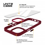 Чехол накладка ArmorStandart PC UNIT2 для Apple iPhone 15 Pro Max Marsala (ARM69992)