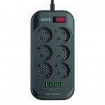 Сетевой фильтр ArmorStandart A-PS64 4 розеток 4USB 17W 10A 2.5KW 2m Black (ARM70435)