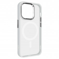 Чехол накладка Armorstandart TPU Unit MagSafe для Apple iPhone 14 Pro Matte Clear Silver (ARM70437)