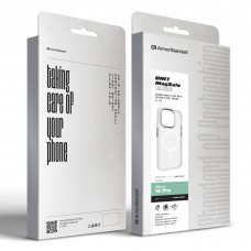 Чехол накладка Armorstandart TPU Unit MagSafe для Apple iPhone 14 Pro Matte Clear Silver (ARM70437)