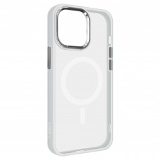 Чехол накладка Armorstandart TPU Unit MagSafe для Apple iPhone 12 Pro Max Matte Clear Silver (ARM70443)