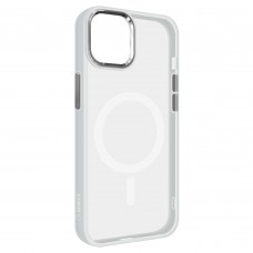 Чехол накладка Armorstandart TPU Unit MagSafe для Apple iPhone 12/12 Pro Matte Clear Silver (ARM70444)