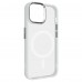 Чехол накладка Armorstandart TPU Unit MagSafe для Apple iPhone 13 Matte Clear Silver (ARM70445)