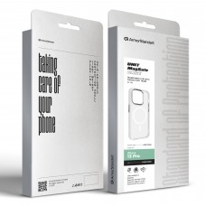 Чехол накладка Armorstandart TPU Unit MagSafe для Apple iPhone 13 Pro Matte Clear Silver (ARM70463)