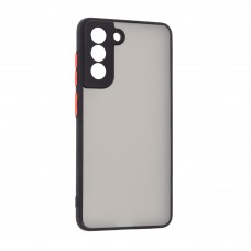Чехол накладка ArmorStandart PC Frosted Matte для Samsung S21 FE Black (ARM70486)