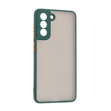Чехол накладка ArmorStandart PC Frosted Matte для Samsung S21 FE Dark Green (ARM70487)