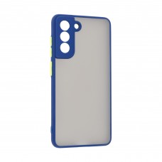 Чехол накладка ArmorStandart PC Frosted Matte для Samsung S21 FE Navy Blue (ARM70488)