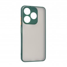 Чехол накладка ArmorStandart PC Frosted Matte для Tecno Spark 10 4G (KI5q) Dark Green (ARM70498)
