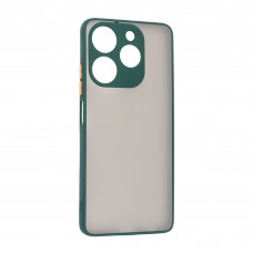 Чехол накладка ArmorStandart PC Frosted Matte для Tecno Spark 10 Pro (KI7) Dark Green (ARM70502)