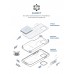 Чехол накладка ArmorStandart TPU ICON2 для Apple iPhone 15 Winter Blue (ARM70507)