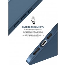 Чехол накладка ArmorStandart TPU ICON2 для Apple iPhone 15 Plus Storm Blue (ARM70514)