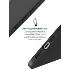 Чехол накладка ArmorStandart TPU ICON2 для Apple iPhone 15 Pro Black (ARM70520)