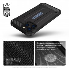 Чехол накладка Armorstandart TPU Panzer для Apple iPhone 13 Black (ARM70797)
