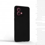 Чехол накладка TPU Armorstandart Matte Slim Fit для Motorola G84 5G Camera cover Black (ARM70883)