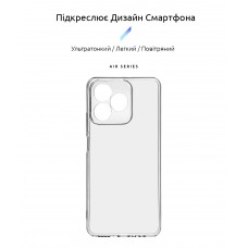 Чехол накладка ArmorStandart TPU Air Series для Realme C51 / C53 Camera cover Transparent (ARM71019)