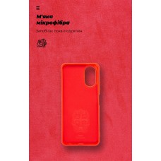 Чехол накладка ArmorStandart TPU ICON для Oppo A18 4G / A38 4G Red (ARM71032)