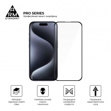 Защитное стекло ArmorStandart Pro для Apple iPhone 15 Pro (ARM71484)