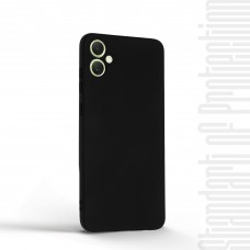 Чехол накладка TPU Armorstandart Matte Slim Fit для Samsung A05 (A055) Camera cover Black (ARM71805)