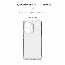 Чехол накладка ArmorStandart TPU Air для Xiaomi Redmi Note 13 Pro+ 5G Camera cover Clear (ARM71837)
