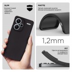 Чехол накладка TPU Armorstandart Matte Slim Fit для Xiaomi Redmi Note 13 Pro+ 5G Camera cover Black (ARM71860) Чехол накладка TPU Armorstandart Matte Slim Fit для Xiaomi Redmi Note 13 Pro+ 5G Camera cover Black (ARM71860)