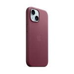 Чехол накладка SK PU MagSafe Original для Apple iPhone 15 Plus (OEM) - Mulberry (ARM71979)