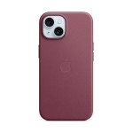 Чехол накладка SK PU MagSafe Original для Apple iPhone 15 Plus (OEM) - Mulberry (ARM71979)