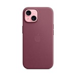 Чехол накладка SK PU MagSafe Original для Apple iPhone 15 Plus (OEM) - Mulberry (ARM71979)