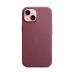 Чехол накладка SK PU MagSafe Original для Apple iPhone 15 Plus (OEM) - Mulberry (ARM71979)
