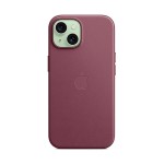 Чехол накладка SK PU MagSafe Original для Apple iPhone 15 Plus (OEM) - Mulberry (ARM71979)