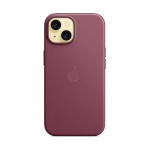 Чехол накладка SK PU MagSafe Original для Apple iPhone 15 Plus (OEM) - Mulberry (ARM71979)