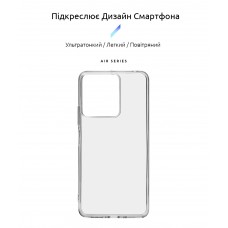 Чехол накладка ArmorStandart TPU Air для Xiaomi Redmi 13C 4G / Poco C65 Clear (ARM72530)