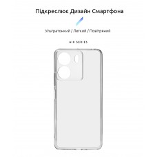Чехол накладка ArmorStandart TPU Air для Xiaomi Redmi 13C 4G / Poco C65 Camera cover Clear (ARM72531)