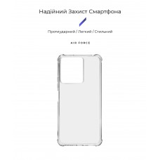 Чехол накладка ArmorStandart TPU Air Force для Xiaomi Redmi 13C 4G / Poco C65 Transparent (ARM72540)