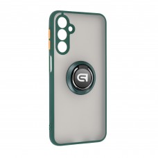 Чехол накладка ArmorStandart PC Frosted Matte Ring для Samsung A15 4G (A155) / A15 5G Dark Green (ARM72710)
