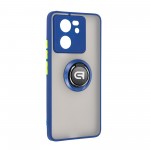 Чехол накладка ArmorStandart PC Frosted Matte Ring для Xiaomi 13T / 13T Pro Navy Blue (ARM72719)