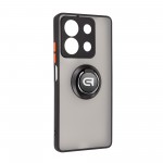 Чехол накладка ArmorStandart PC Frosted Matte Ring для Xiaomi Redmi Note 13 5G Black (ARM72721) Чехол накладка ArmorStandart PC Frosted Matte Ring для Xiaomi Redmi Note 13 5G Black (ARM72721)