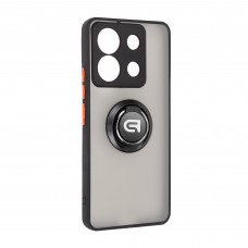 Чехол накладка ArmorStandart PC Frosted Matte Ring для Xiaomi Redmi Note 13 Pro 5G / Poco X6 5G Black (ARM72724)