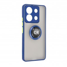 Чехол накладка ArmorStandart PC Frosted Matte Ring для Xiaomi Redmi Note 13 Pro 5G / Poco X6 5G Navy Blue (ARM72726)